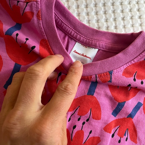 Hanna Andersson || Pink Poppy Ruffle Longsleeve + Jeans - Picture 4 of 8